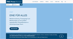 Desktop Screenshot of pressemonitor.de