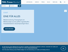 Tablet Screenshot of pressemonitor.de